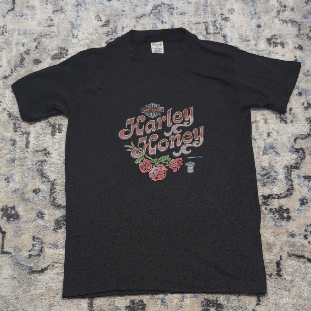 VTG 1982 Harley-Davidson Harley Honey T-Shirt Small Ched Anvil USA Single Stitch